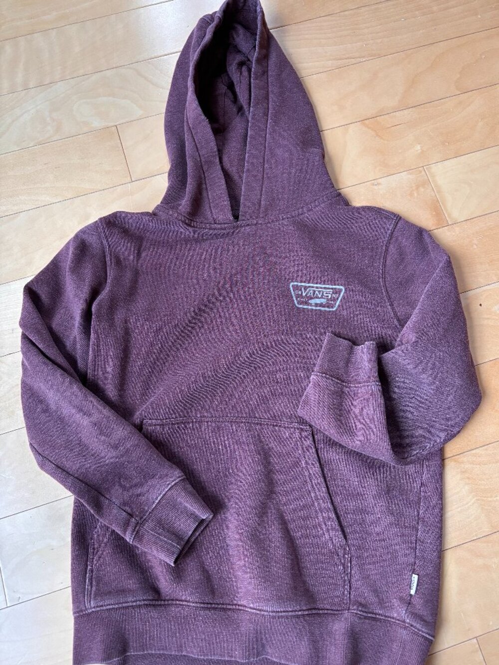 Vans burgundy hoodie